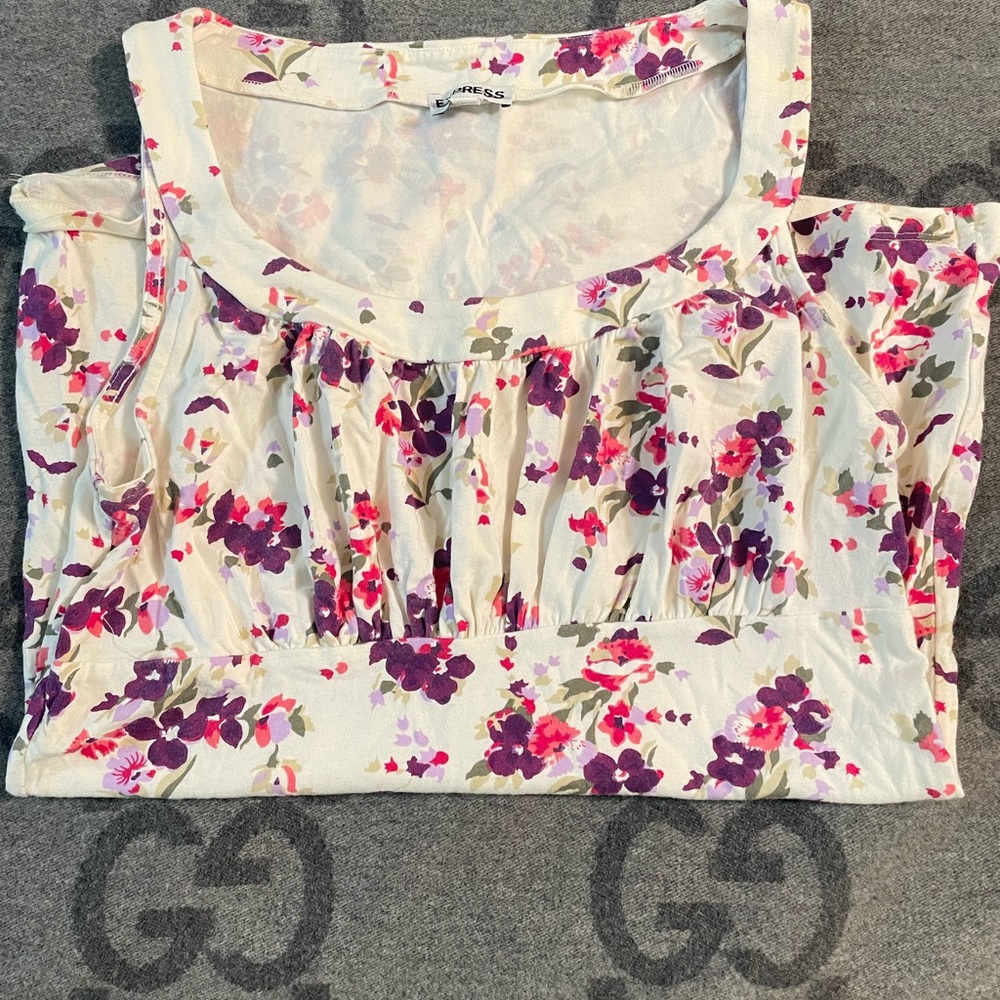 Floral Tank Top.